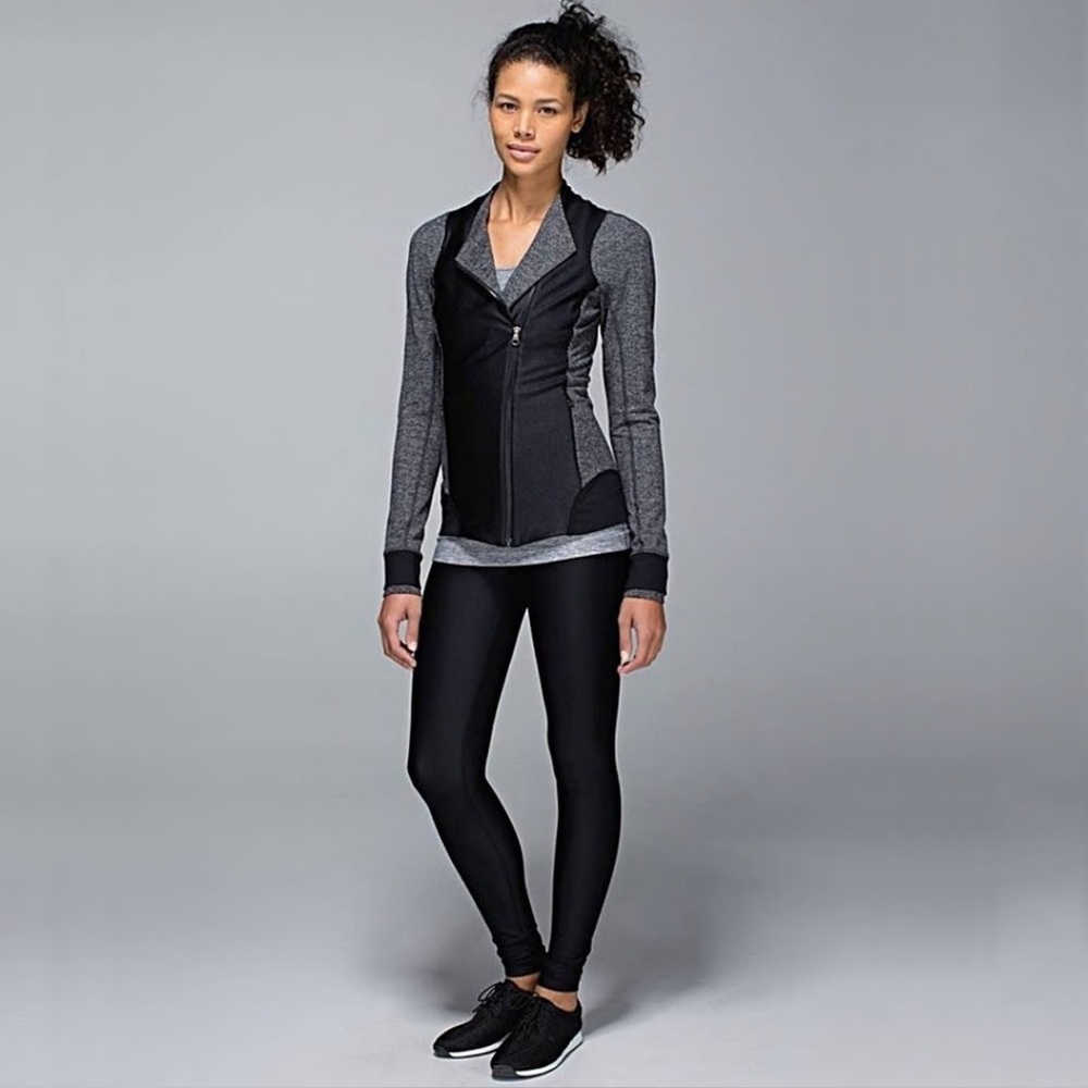 Lululemon Emerge Renewed Asymmetrical Zip Jacket, Sz 8, EXCELLENT condition!
